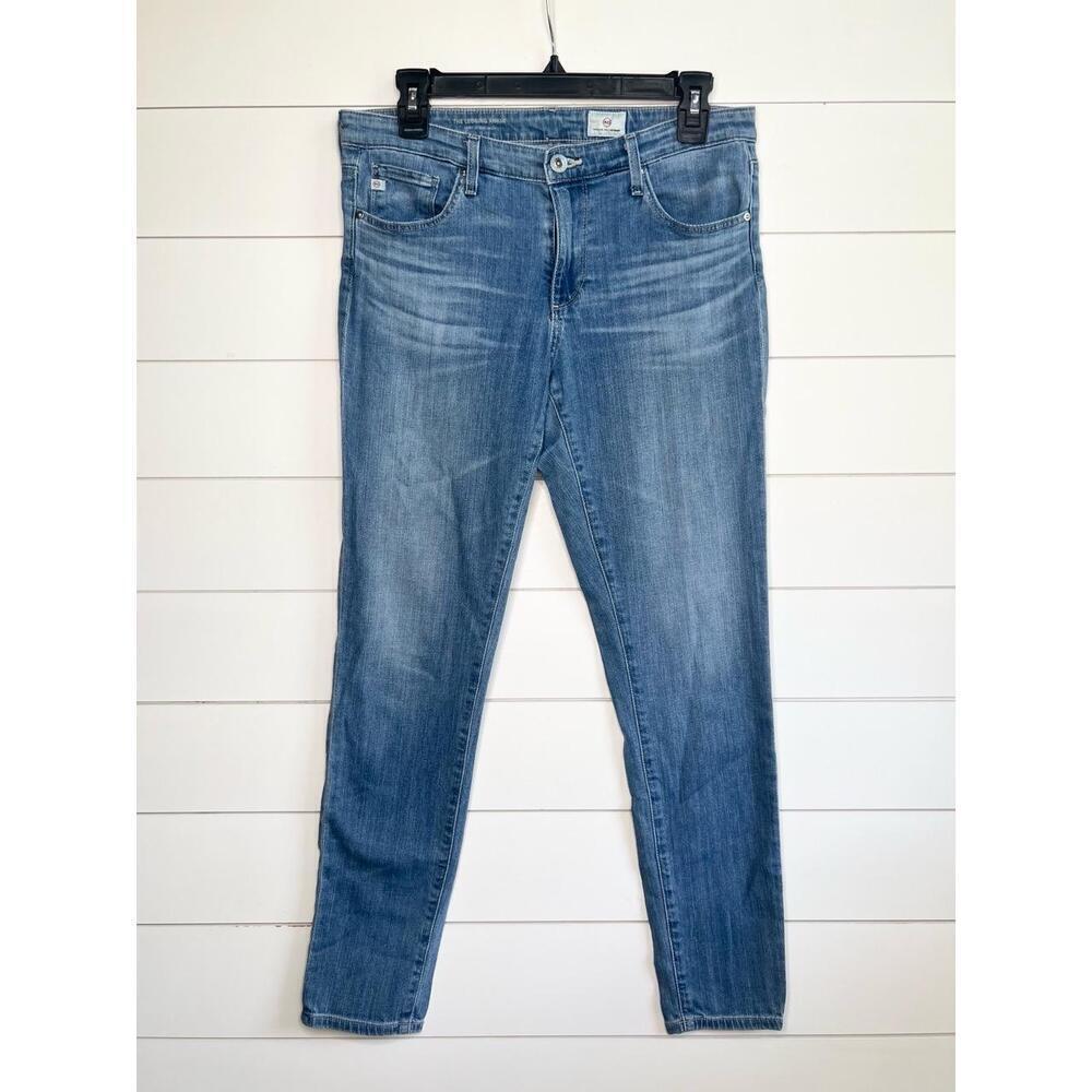 AG Adriano Goldschmied Blue Denim The Legging Ankle Skinny Fit Jeans 29 R